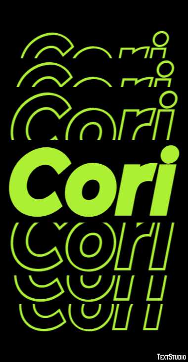 Cori テキスト効果