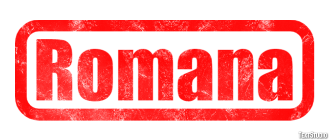 Romana Effetto testo