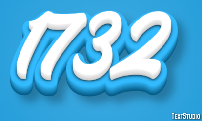 1732 Text Effect