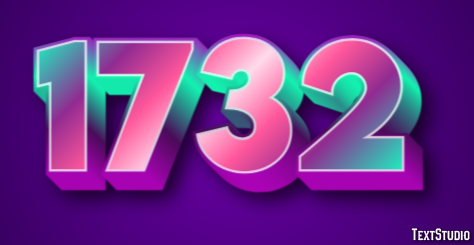 1732 Text Effect