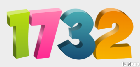 1732 Текстовый эффект