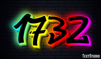 1732 Text Effect