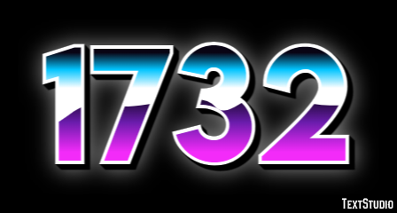 1732 Text Effect