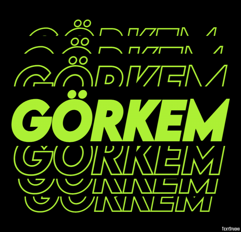 Görkem Texteffekt