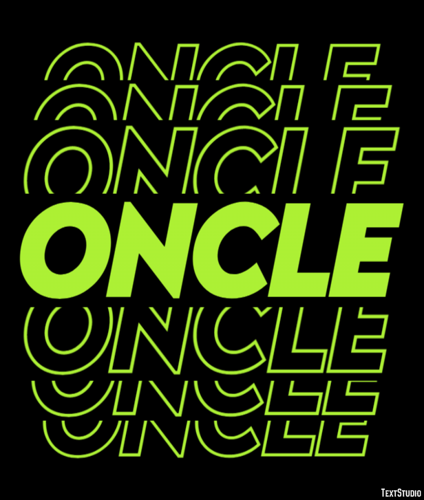 Oncle テキスト効果