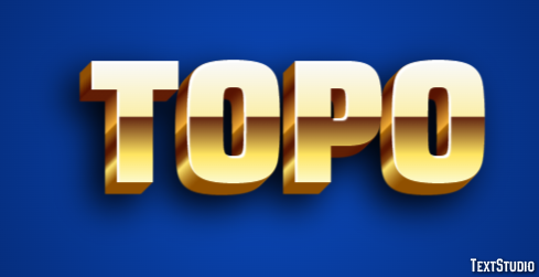 Topo テキスト効果
