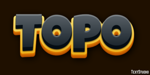 Topo テキスト効果