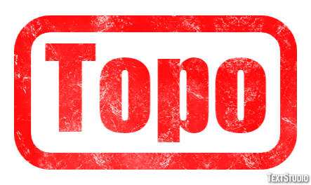 Topo Efecto de texto