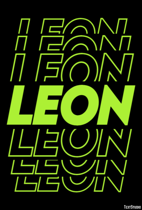 Leon テキスト効果