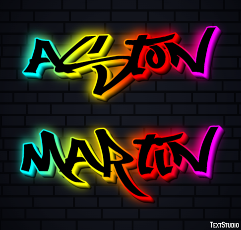 Aston Martin Effetto testo