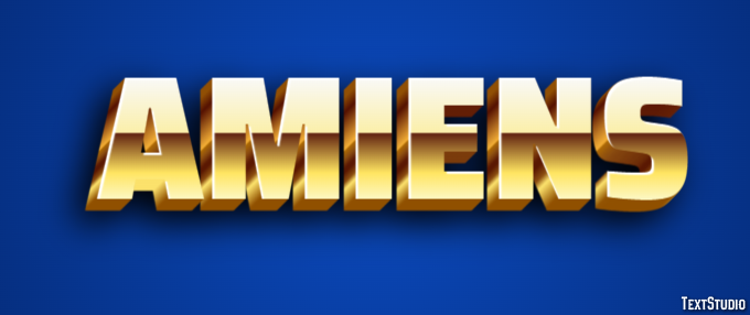 Amiens Text Effect