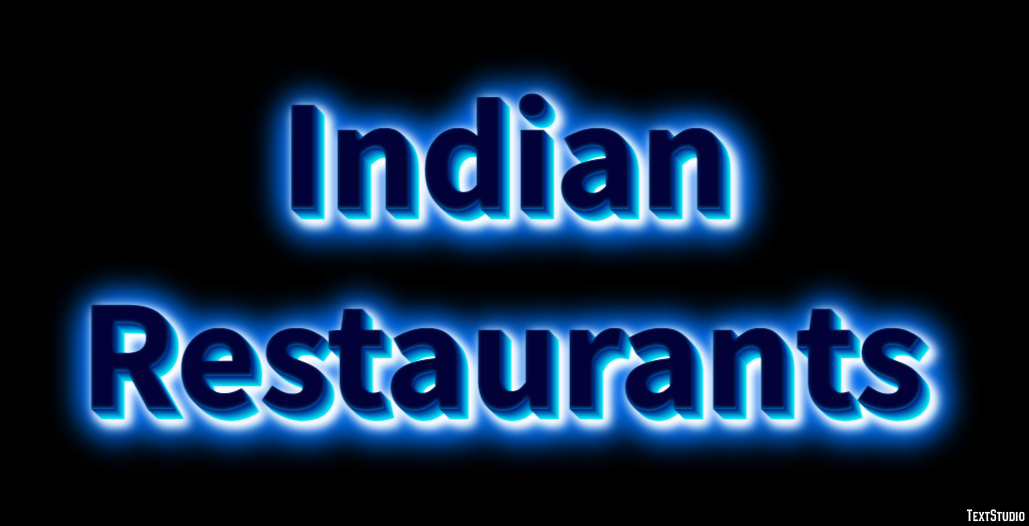 Indian Restaurants Effetto testo