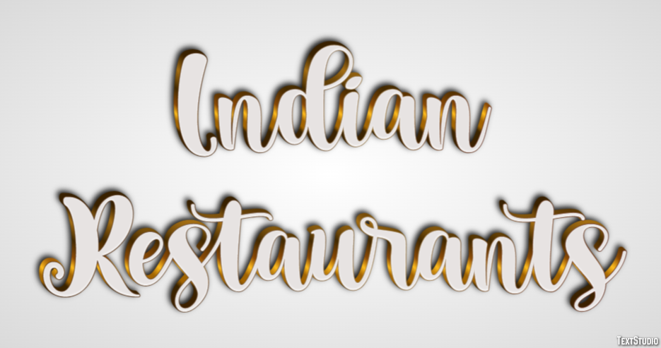 Indian Restaurants Effetto testo