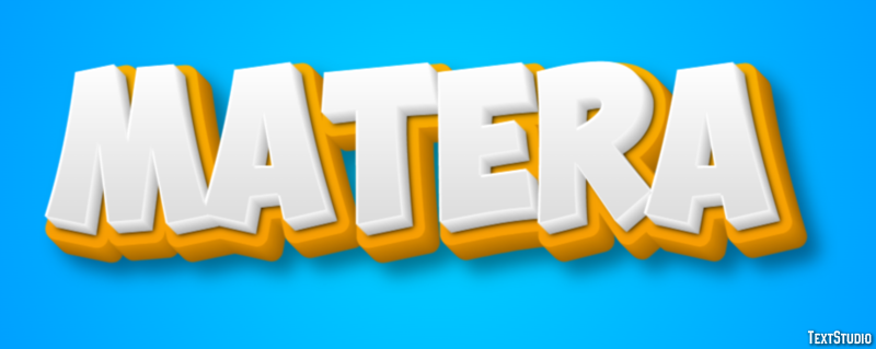 Matera Texteffekt