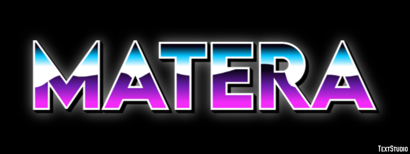 Matera Texteffekt