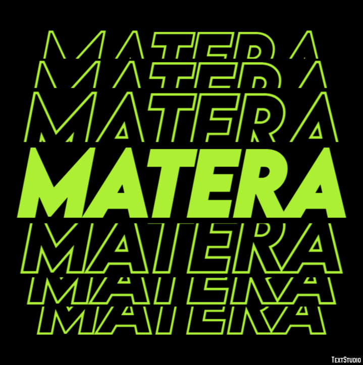 Matera Texteffekt
