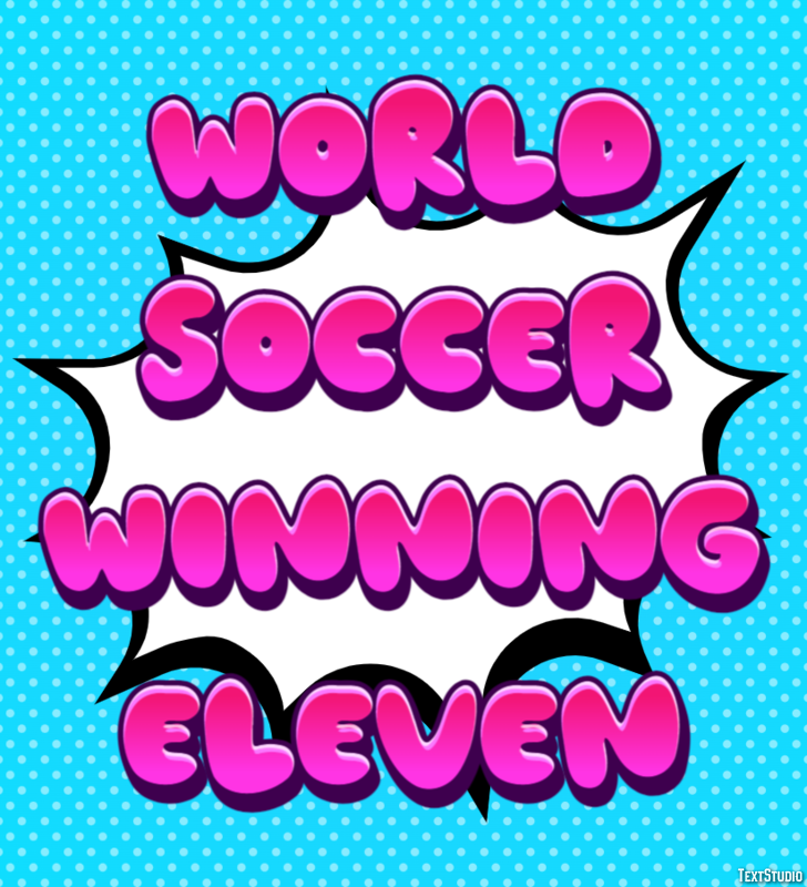 World Soccer Winning Eleven Effetto testo