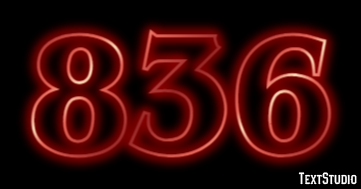 836 Text Effect