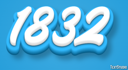 1832 Texteffekt