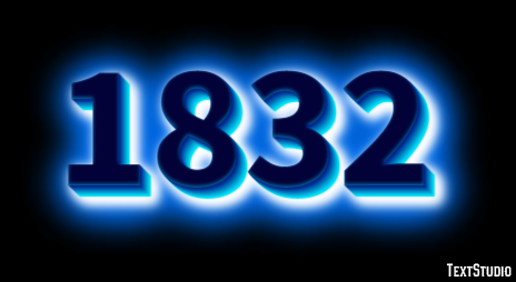 1832 Texteffekt