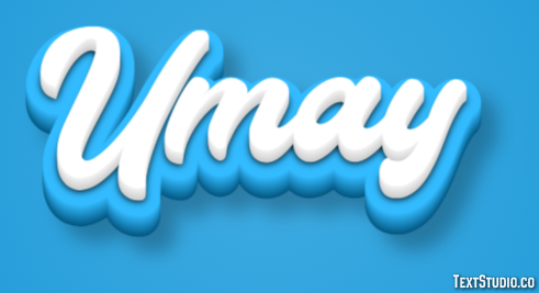 Umay Efecto de Texto