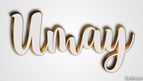 Umay Efecto de Texto