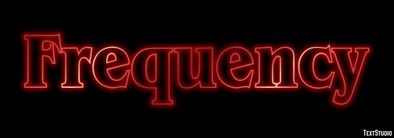 Frequency Text Effect
