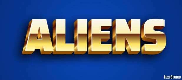 Aliens Text Effect