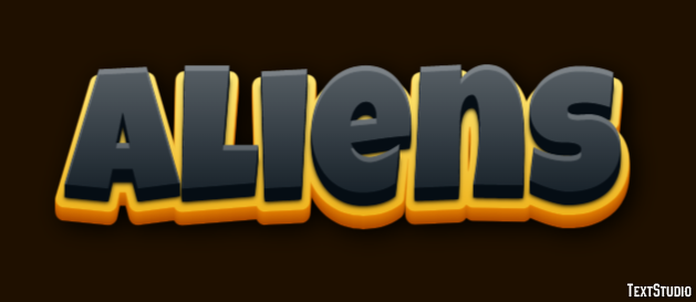 Aliens Text Effect