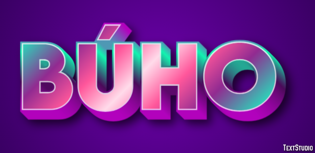 Búho Effet de texte