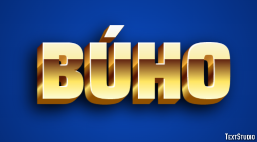 Búho テキスト効果