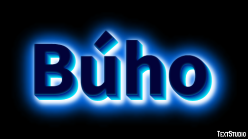 Búho Effet de texte