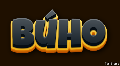 Búho Effet de texte
