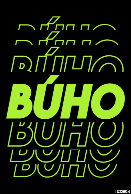Búho Effet de texte