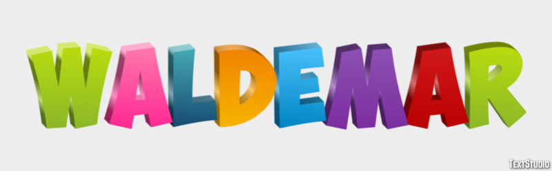 Waldemar Text Effect