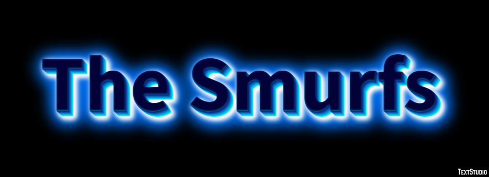 The Smurfs Effet de Texte