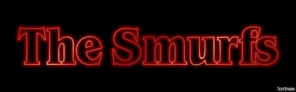 The Smurfs Effet de Texte