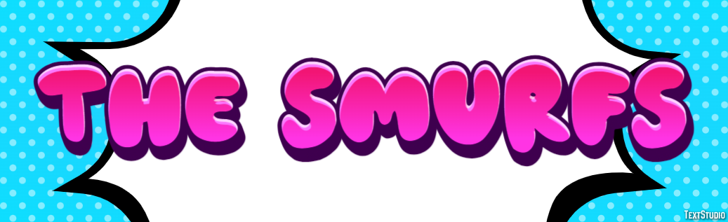 The Smurfs Effet de Texte