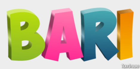 Bari Effetto testo