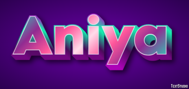 Aniya Text Effect