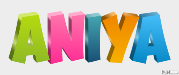 Aniya Text Effect