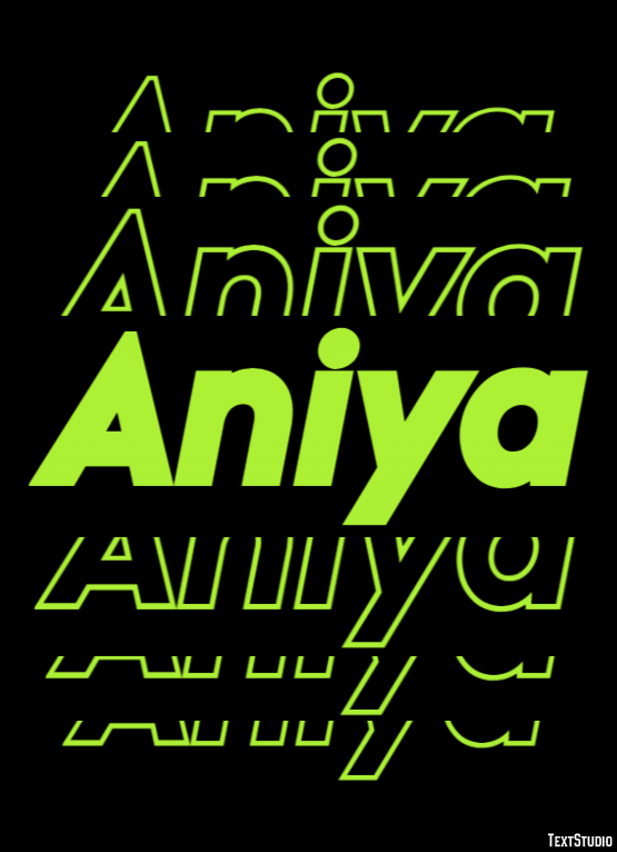 Aniya Text Effect