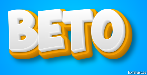 Beto Efeito de texto