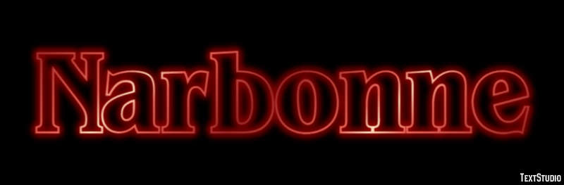 Narbonne Efekt tekstowy
