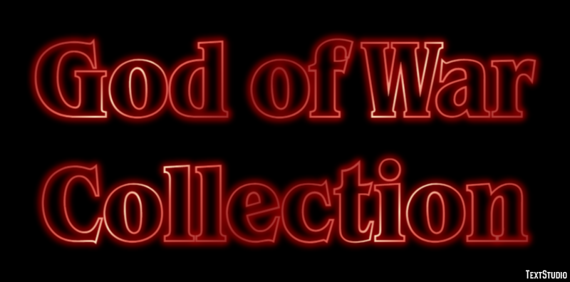 God of War Collection Text Effect