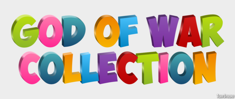 God of War Collection Text Effect
