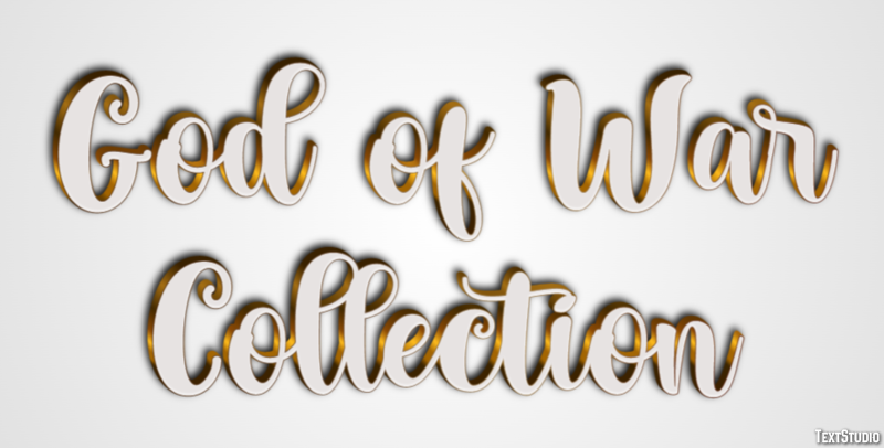 God of War Collection Текстовый эффект