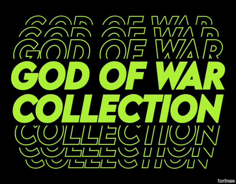 God of War Collection Efecto de Texto