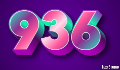 936 Text Effect