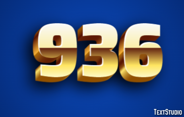 936 Text effect
